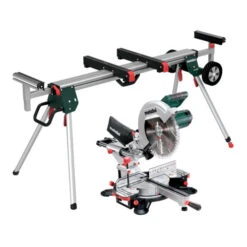 Metabo Scie à Onglets KGS 305 M Set Avec Support De Machine KSU 401 ; Carton