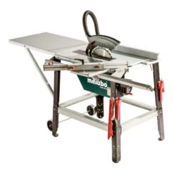Metabo Scie Circulaire De Table TKHS 315 M - 4,20 DNB Kit Avec Chariot Coulissant Sur Roulement à Billes, Pour Courant Triphasé ; Carton
