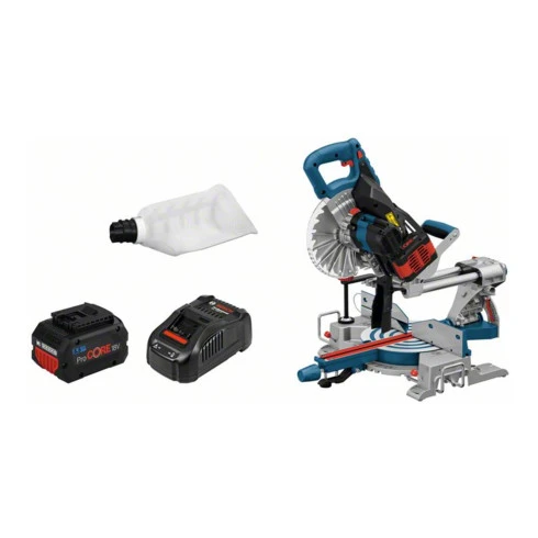 Scie à Tronçonner Et à Onglets Sans Fil Bosch BITURBO GCM 18V-216