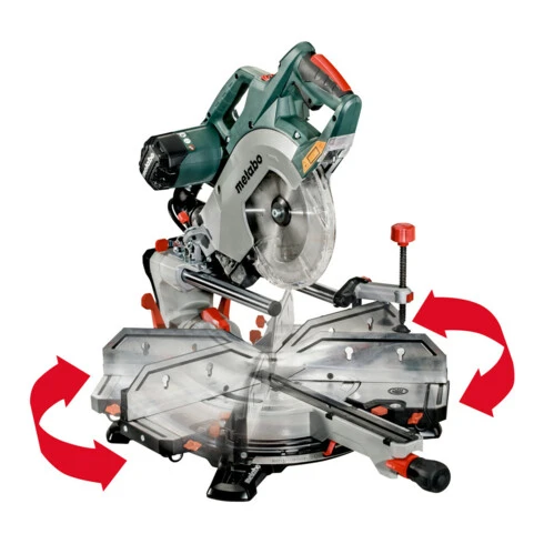 Scie à Tronçonner Metabo KGSV 72 Xact SYM Avec Fonction De Traction Et Système De Guide à Réglage Symétrique ; Boîte En Carton - Image 3