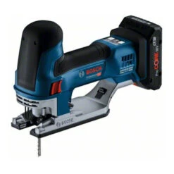 Scie Sauteuse Sans Fil Bosch GST 18V-155 SC, 2 Batteries ProCORE18V 4.0Ah, Chargeur Et L-BOXX